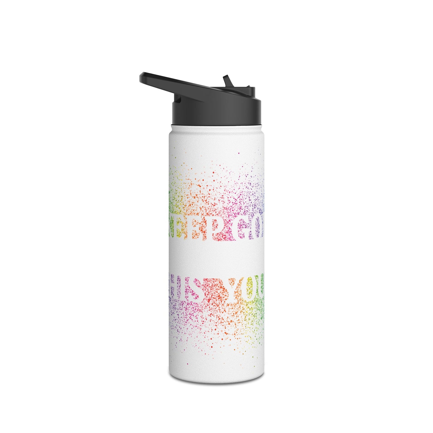 Overspray Stainless Steel Water Bottle w/ Standard Lid
