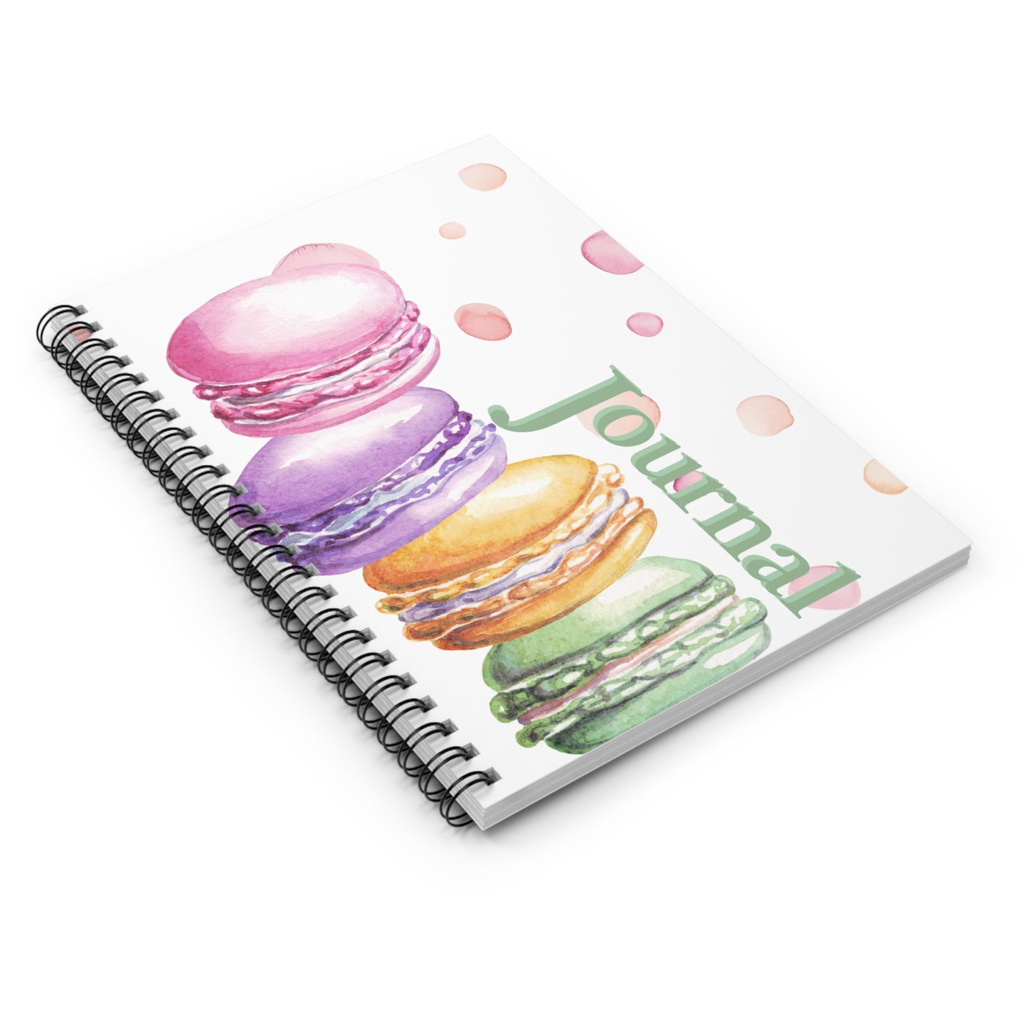 Stacked Macaroon - Spiral Notebook
