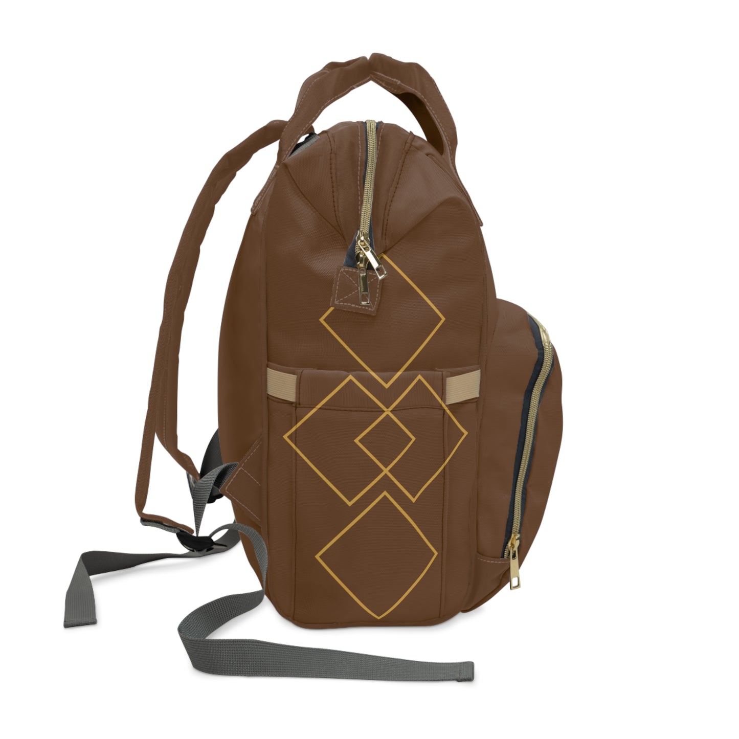 Gold Lines Diaper Backpack