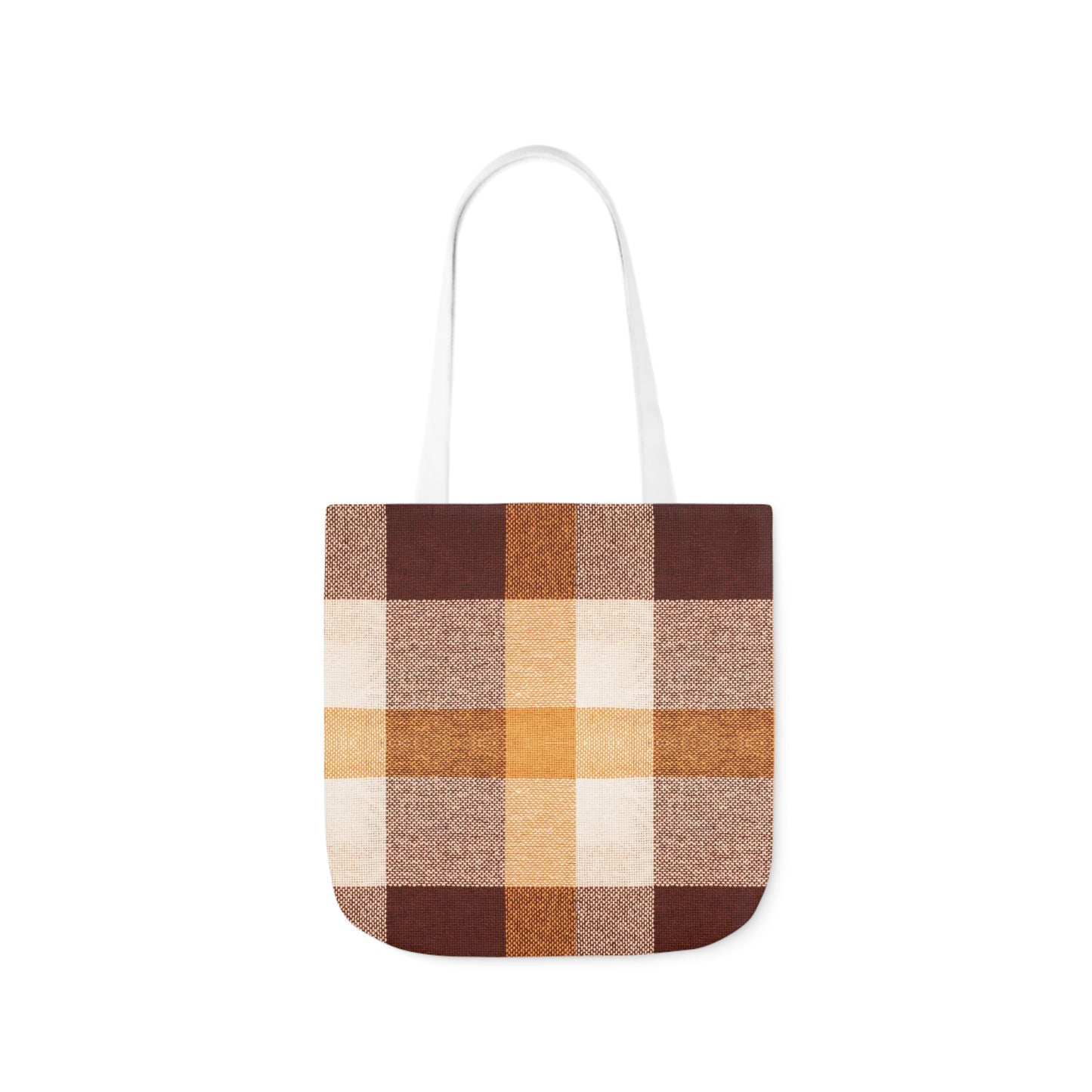 Stylish Plaid - Canvas Tote Bag *Fall 25
