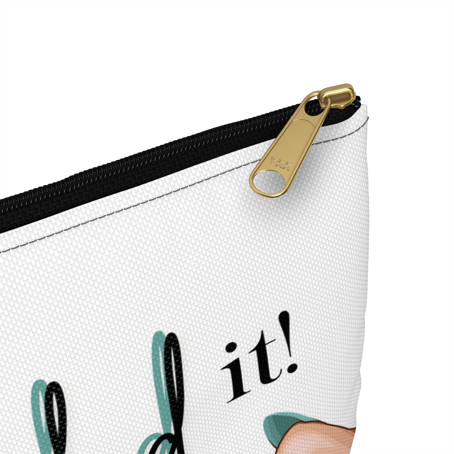 Nailed It Turquoise Accessory Pouch