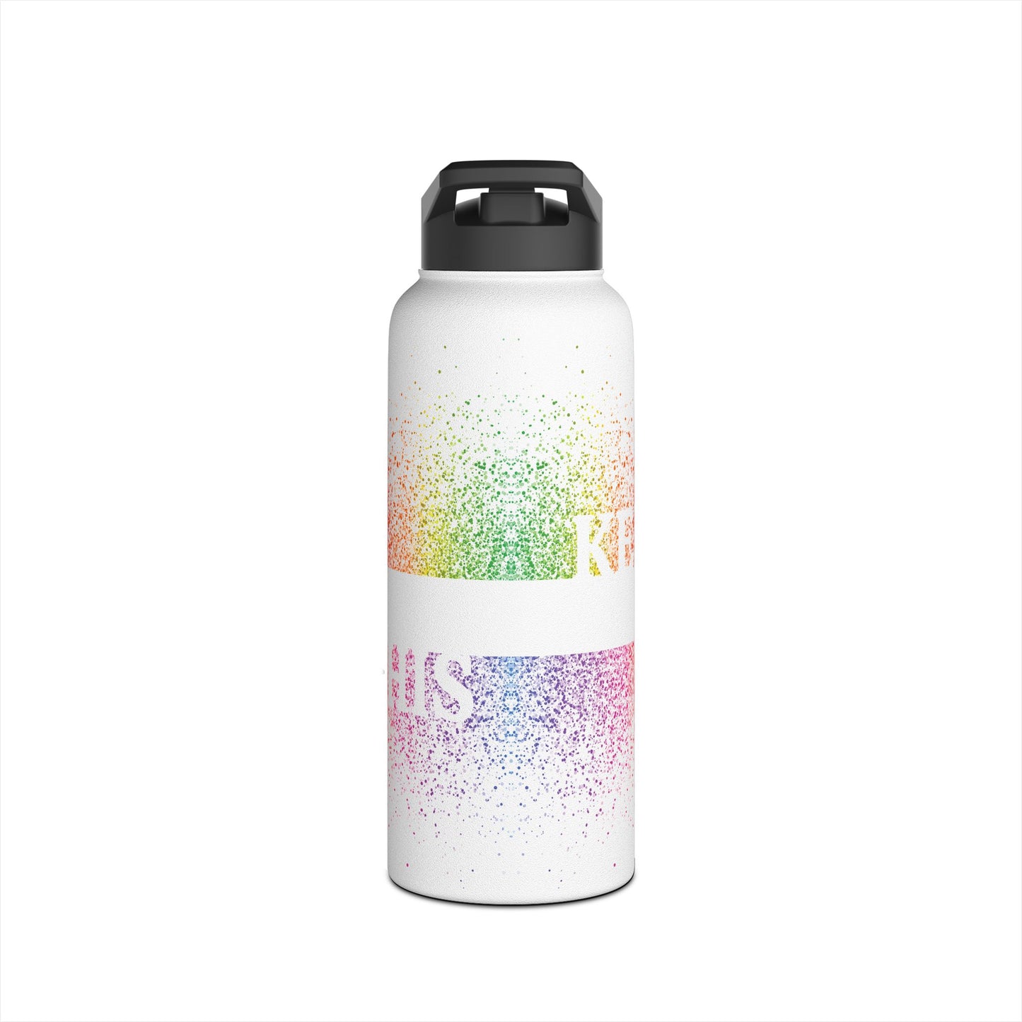 Overspray Stainless Steel Water Bottle w/ Standard Lid