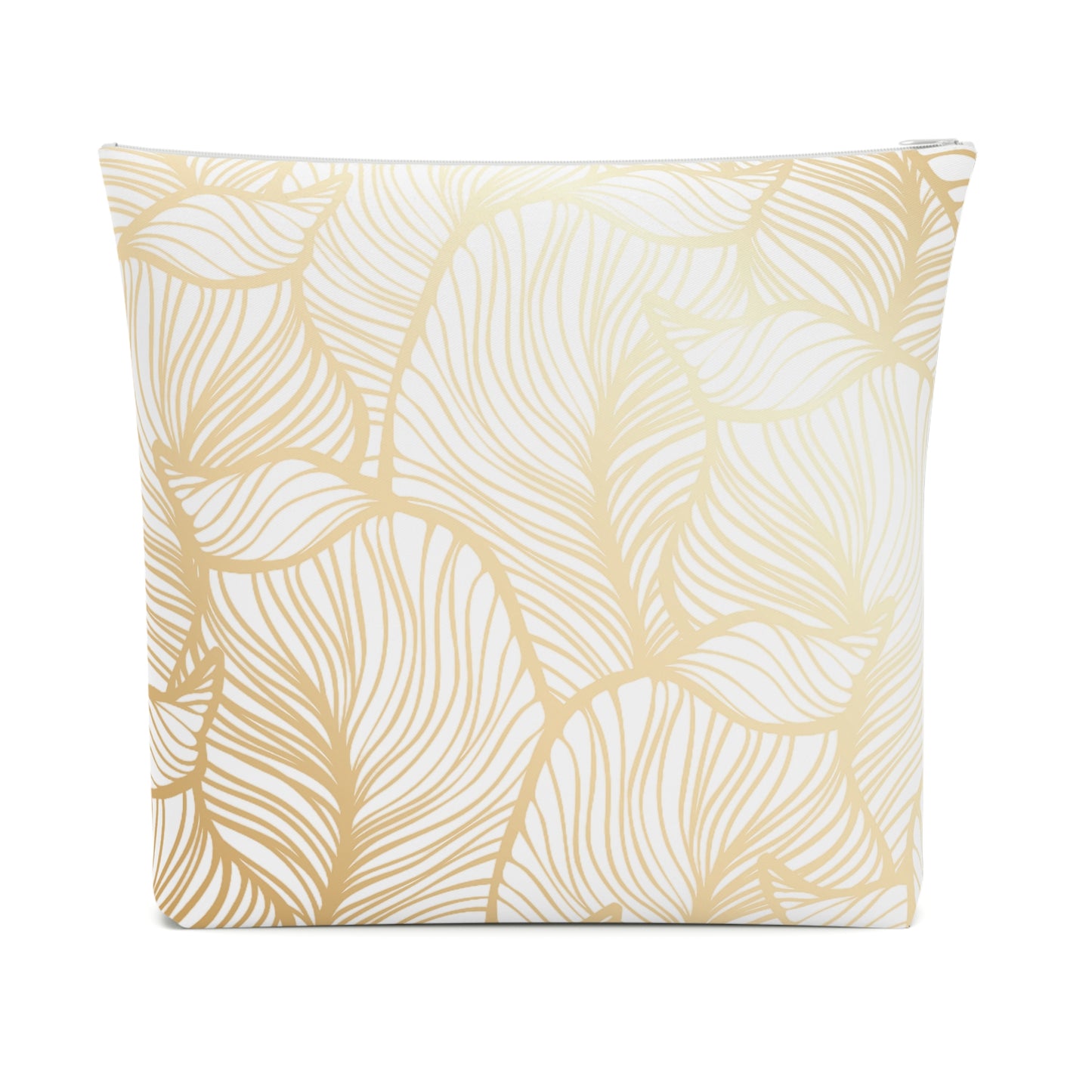Gold Leaf - Cotton Cosmetic Bag