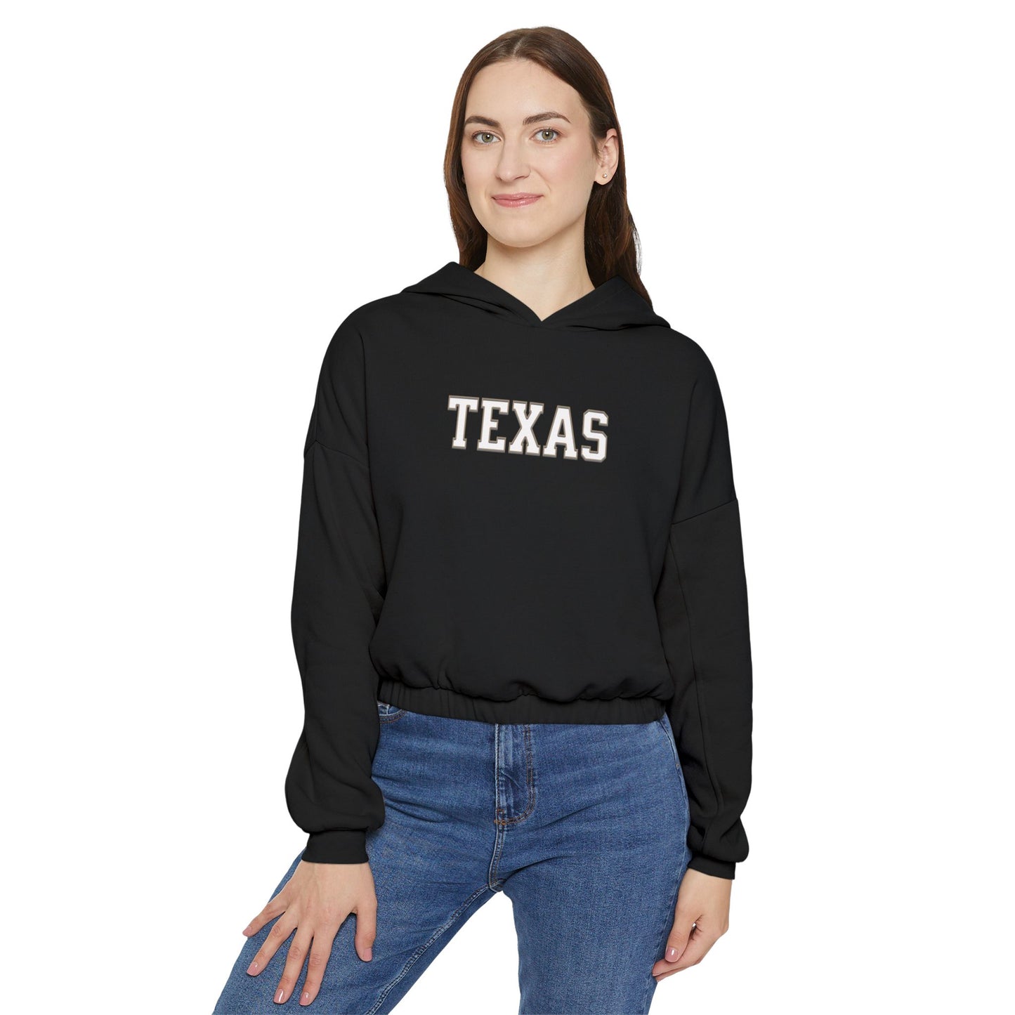 TEXAS - Cinched Bottom Hoodie Pullover