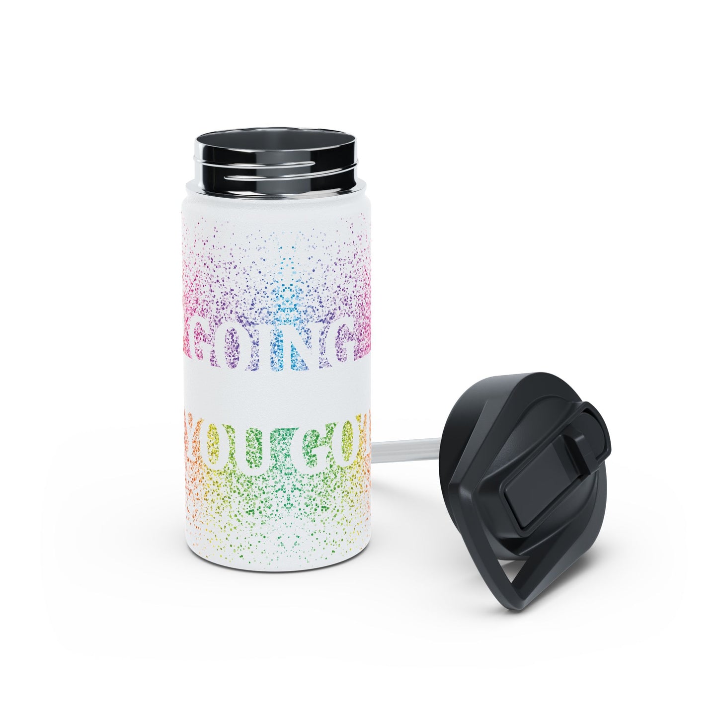 Overspray Stainless Steel Water Bottle w/ Standard Lid