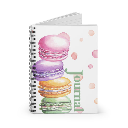 Stacked Macaroon - Spiral Notebook