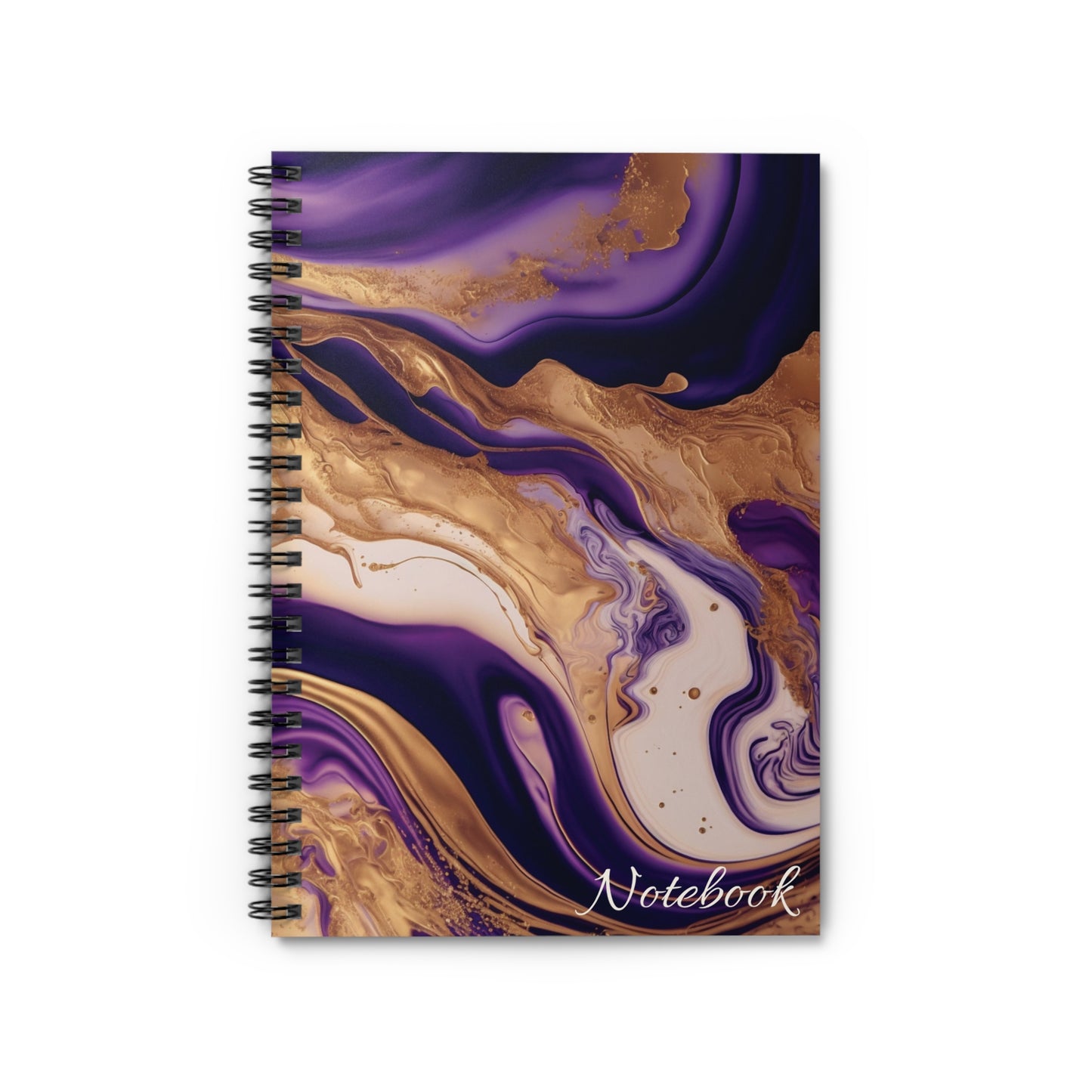 Lilac & Marbled - Spiral Notebook
