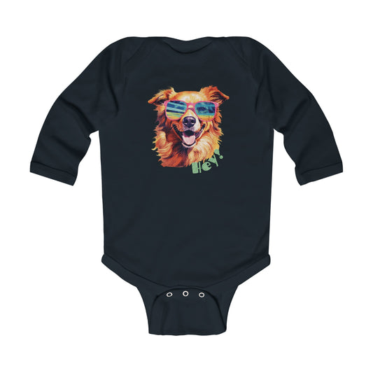 HEY! Long Sleeve Bodysuit NB-18M