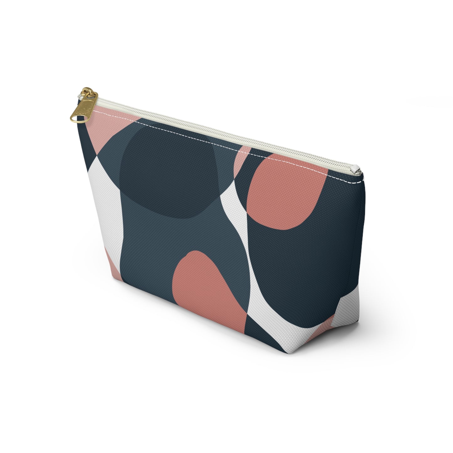 Abstract Chic Accessory Pouch w T-bottom