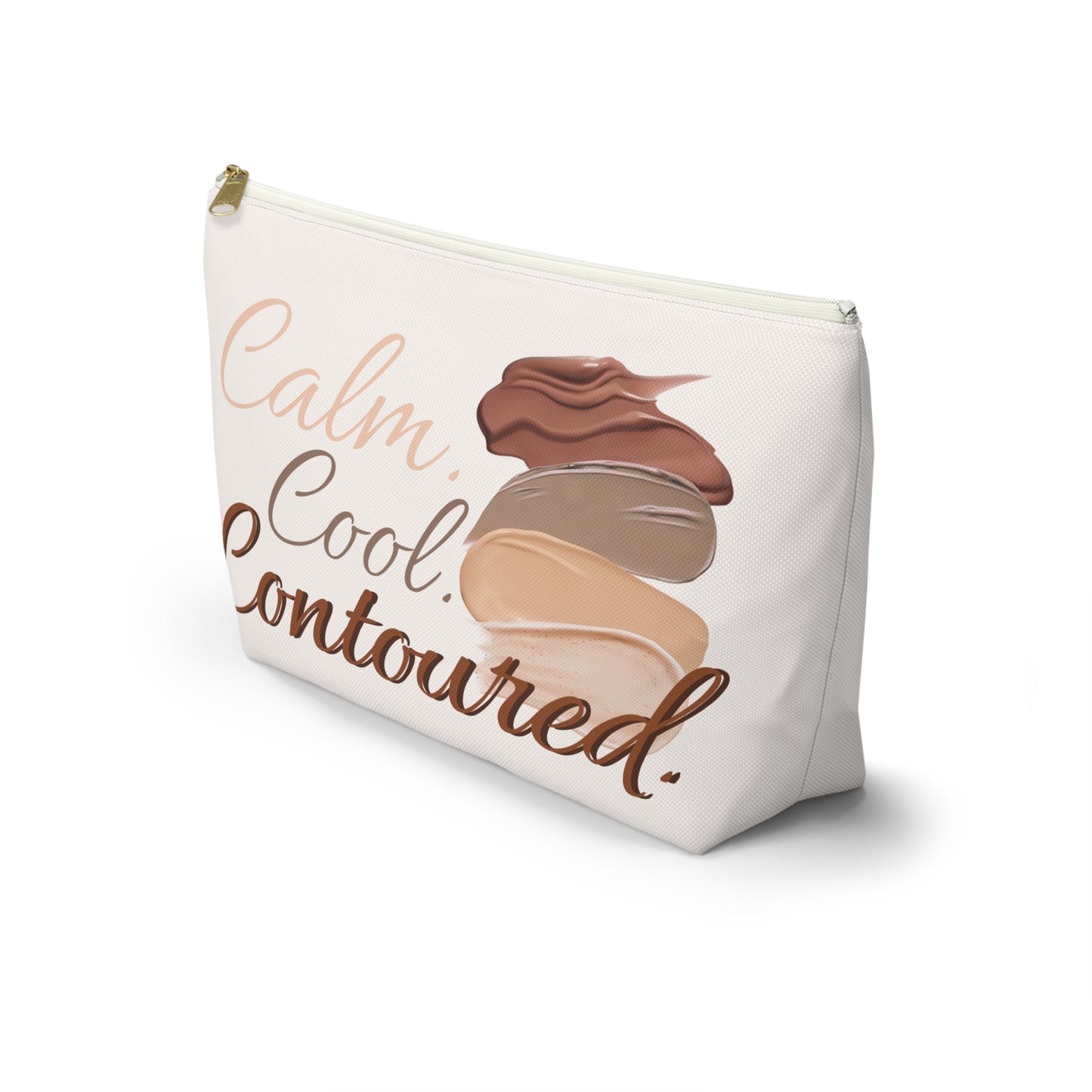 Calm & Contoured - Cosmetic Pouch w T-bottom