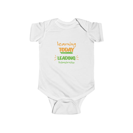 Learn then Lead Jersey Bodysuit 6M-24M