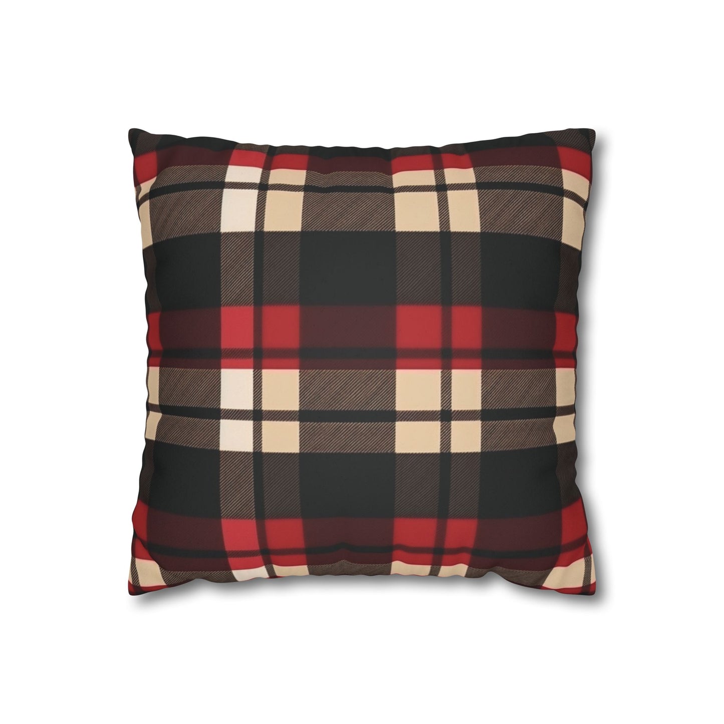 Holiday Cheer - Faux Suede Decorative Pillow Cover