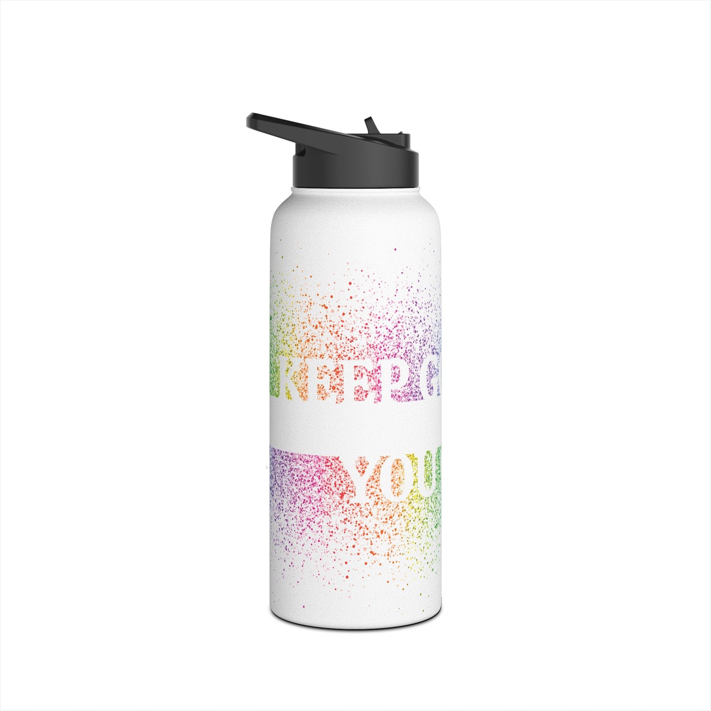 Overspray Stainless Steel Water Bottle w/ Standard Lid