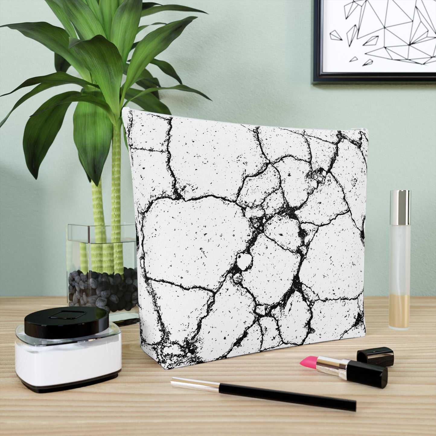 Cracked Plates - Cosmetic Bag
