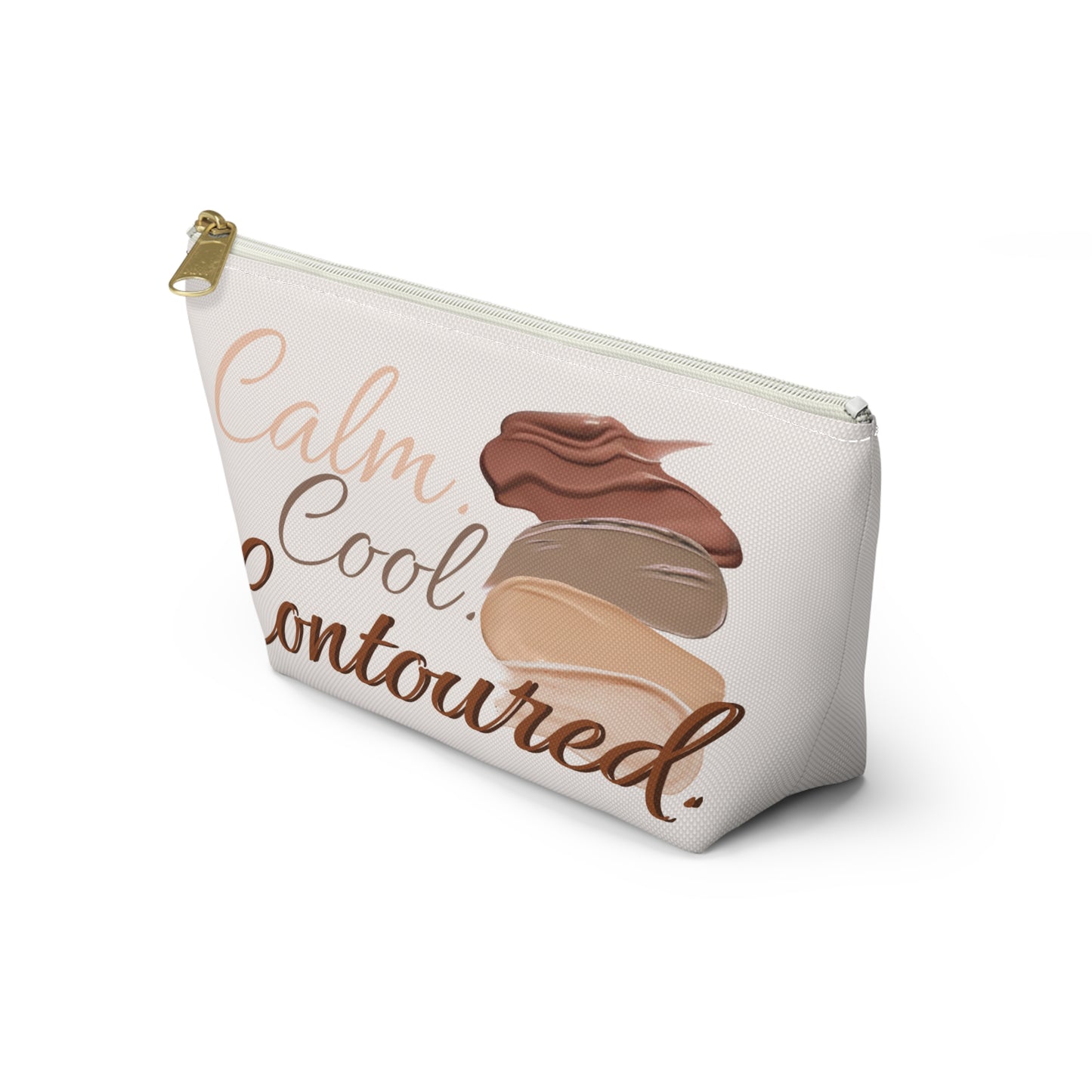 Calm & Contoured - Cosmetic Pouch w T-bottom
