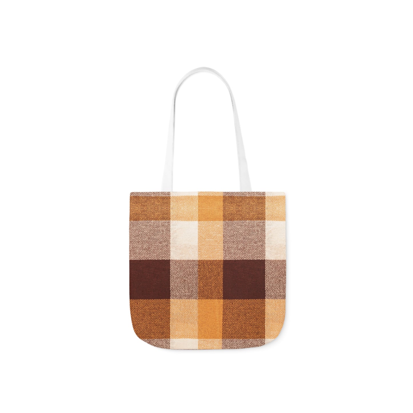 Stylish Plaid - Canvas Tote Bag *Fall 25
