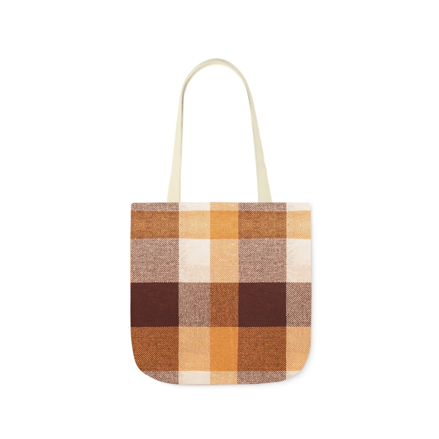 Stylish Plaid - Canvas Tote Bag *Fall 25