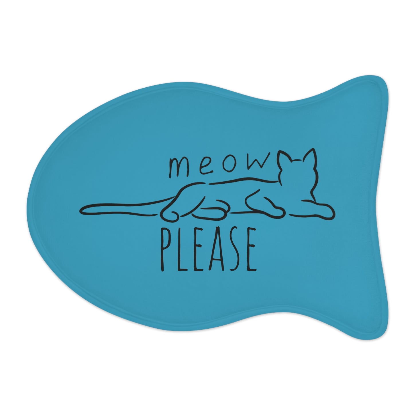 Meow Please Cat Feeding Mat