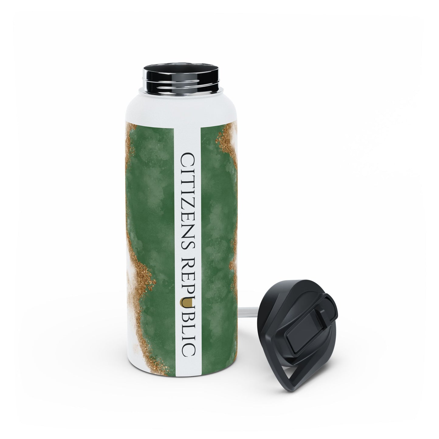 CR Grass Is Greener Stainless Steel Water Bottle w/ Standard Lid