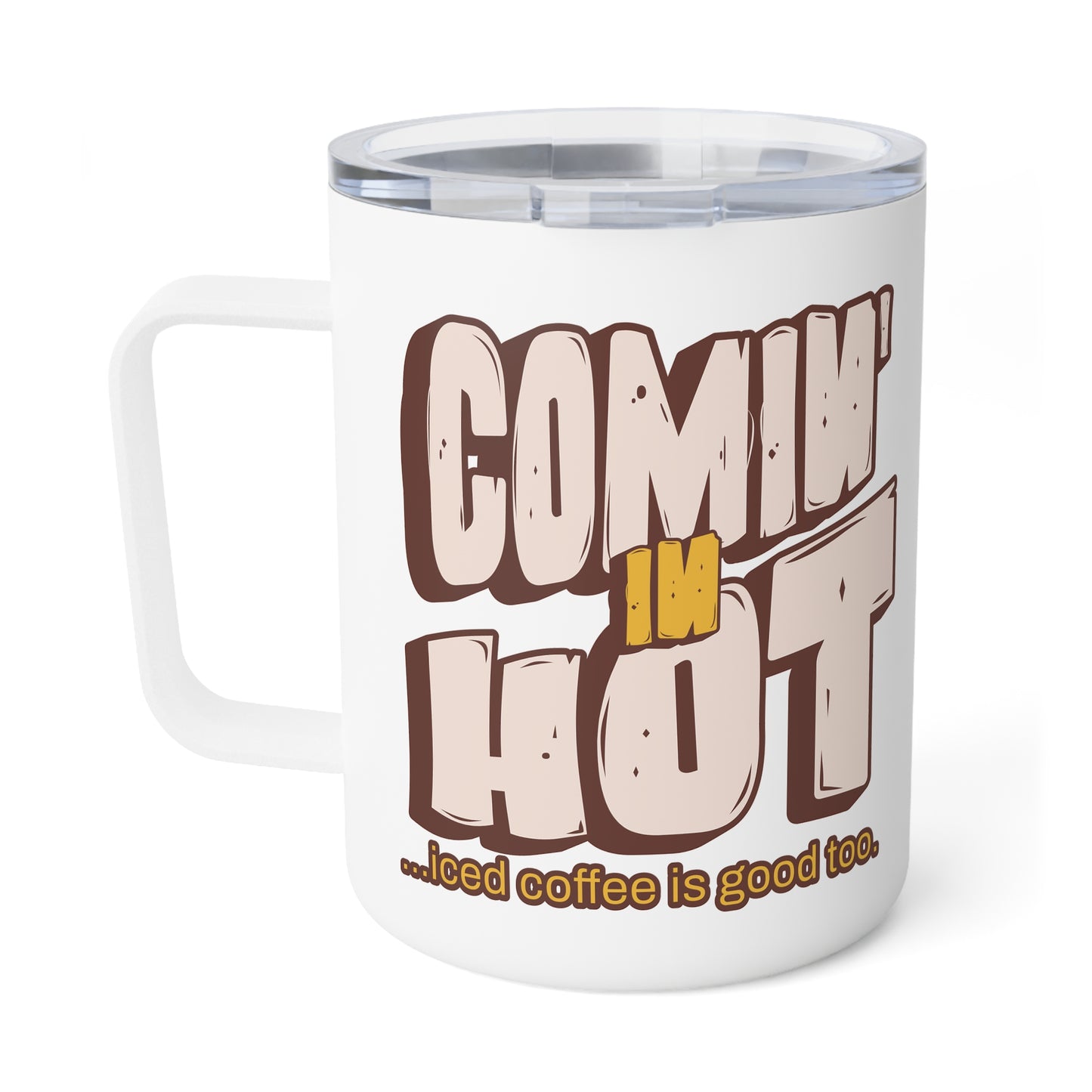 It's Hot Insulated Coffee Mug, 10oz