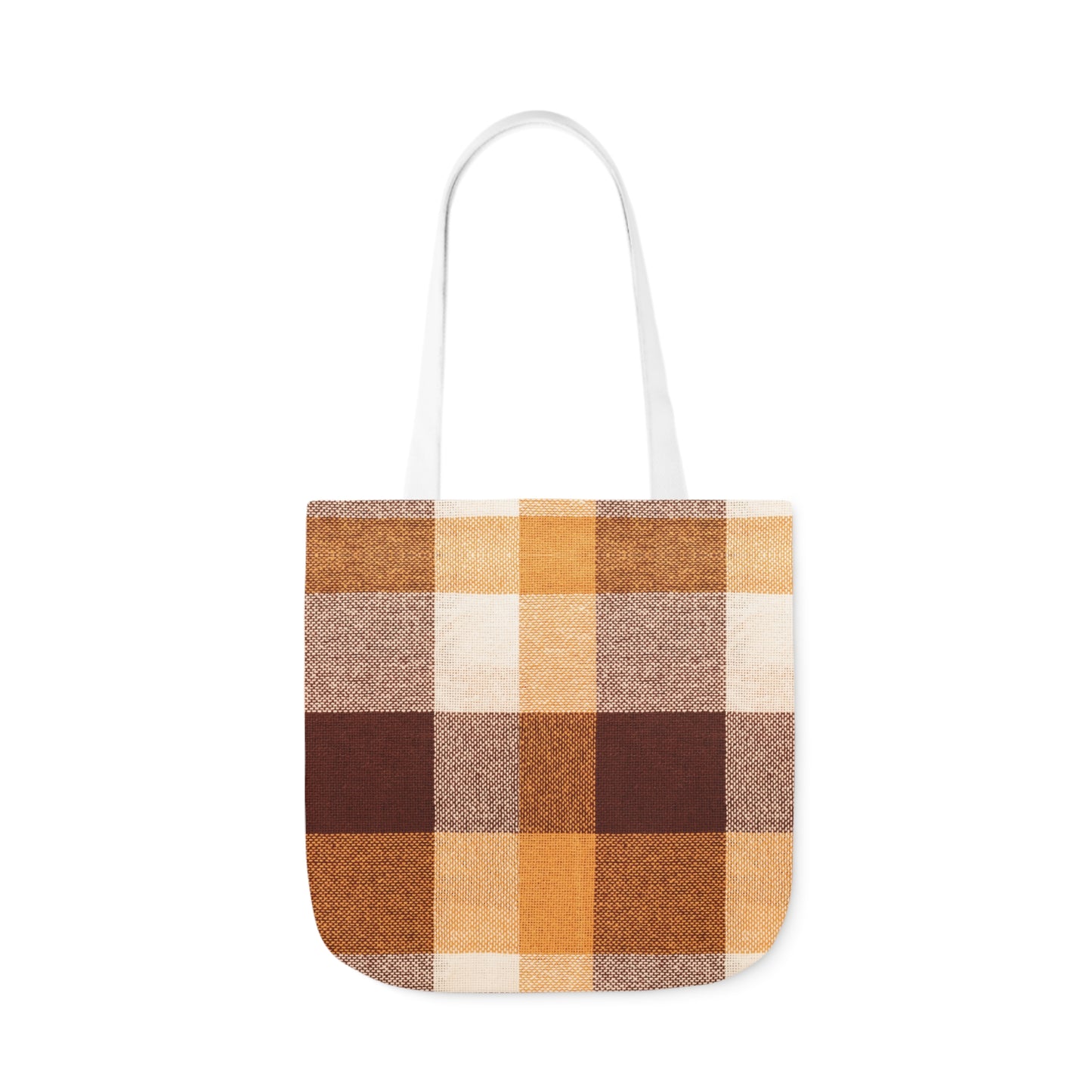 Stylish Plaid - Canvas Tote Bag *Fall 25