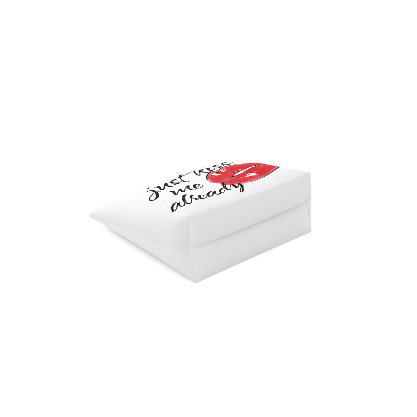 Kiss Me Already Cotton Cosmetic Bag