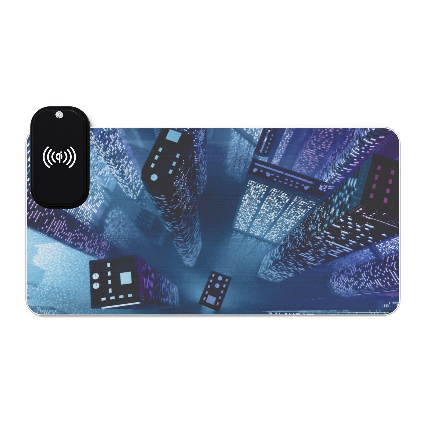 CyberPunk - LED Gaming Mouse Pad with Wireless Charging