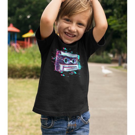Glitch Cassette - Short Sleeve Tee 2T-5T