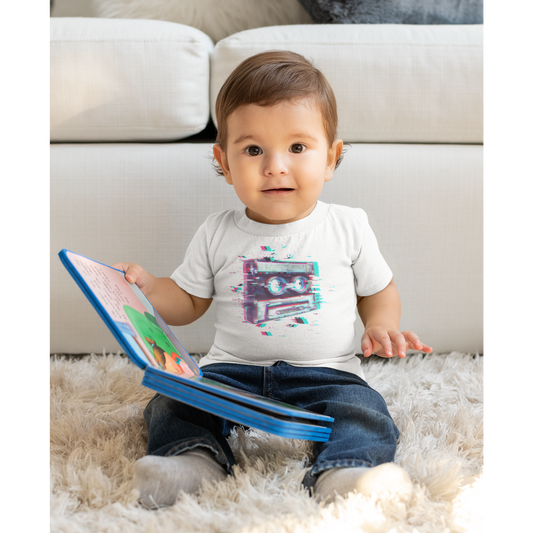 Glitch Cassette - Short Sleeve Tee 6M-24M