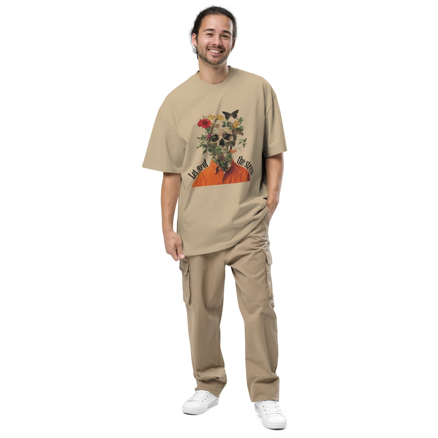 Let Go - Oversized Faded Tee
