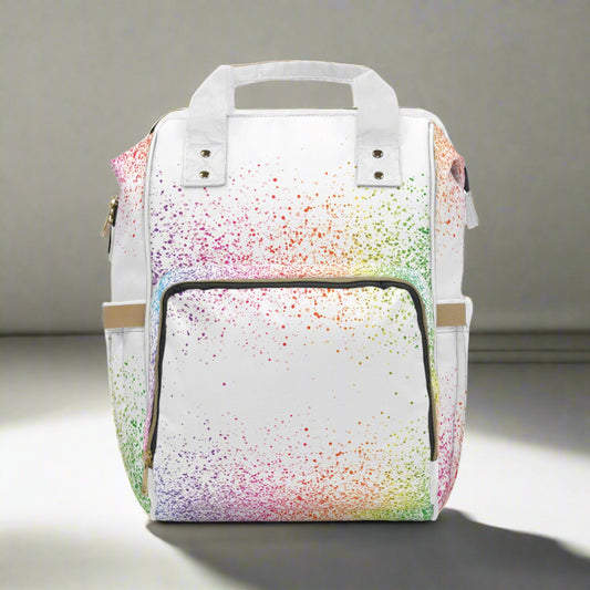 Overspray diaper bag backpack