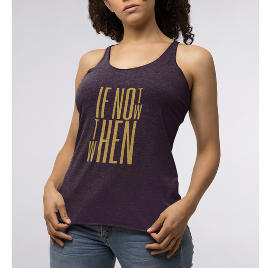 Then Now Racerback Tank