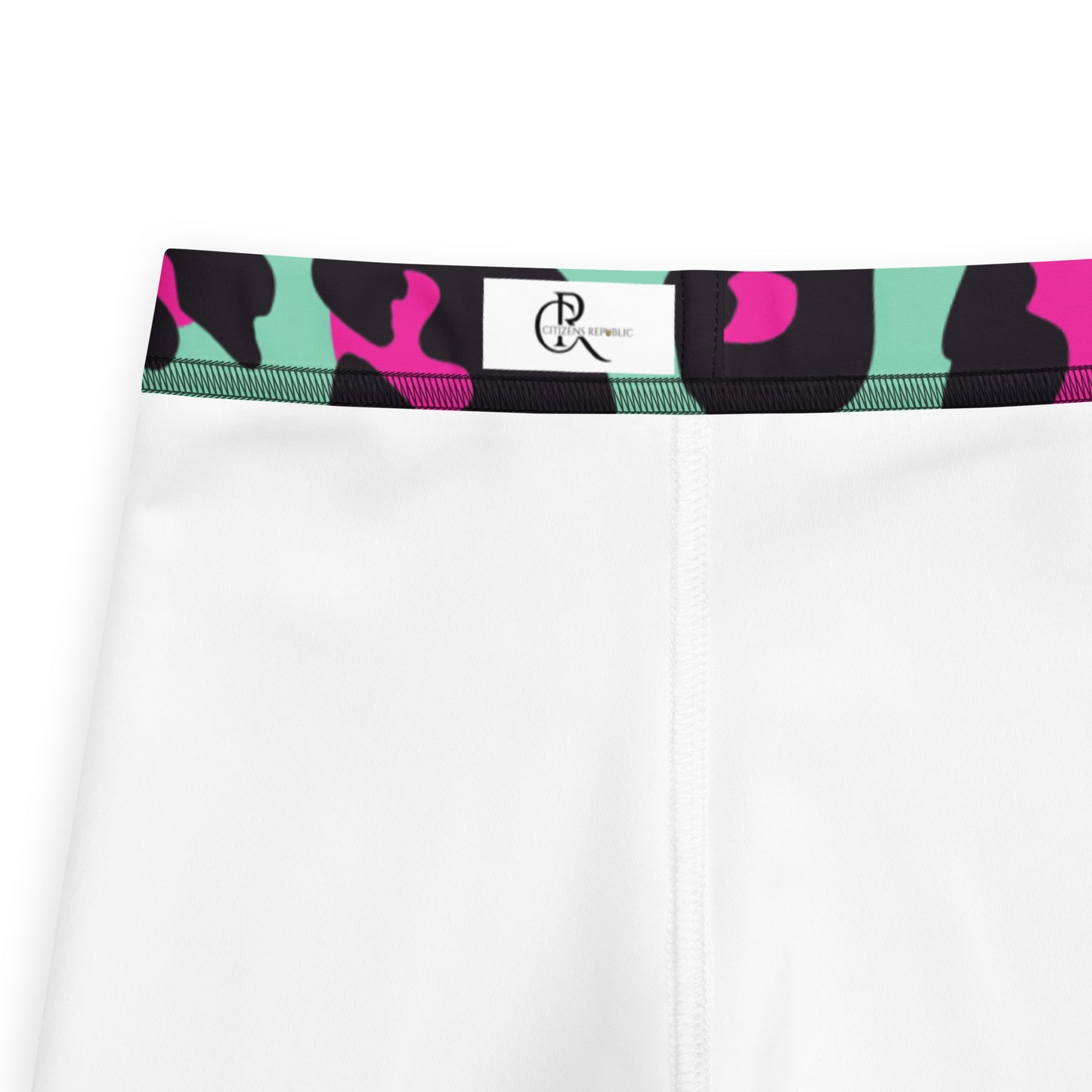 Green and Pink Leopard Print Leggings 4T-7Y