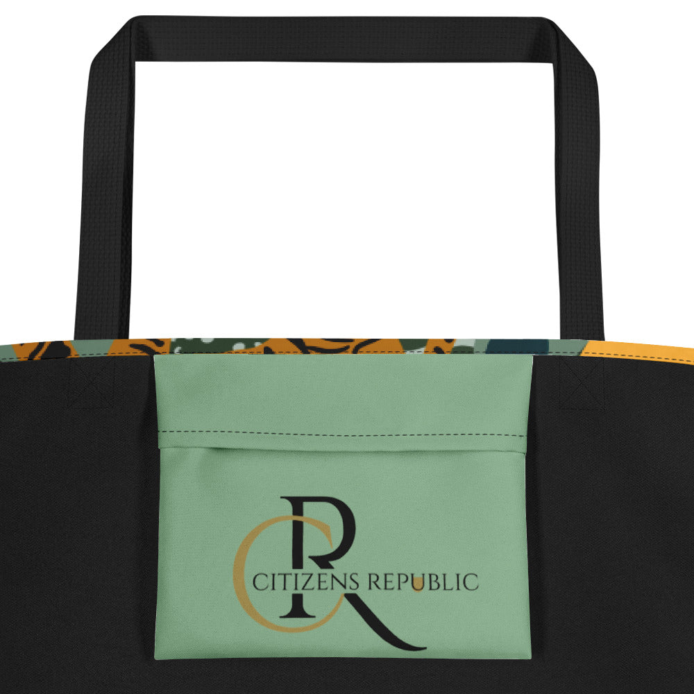 Jungle Print Large Tote Bag