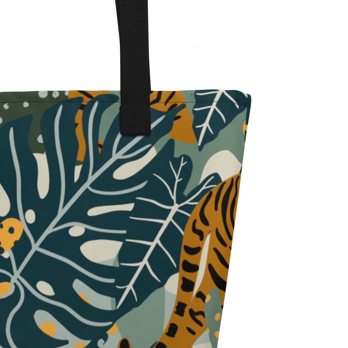 Jungle Print Large Tote Bag