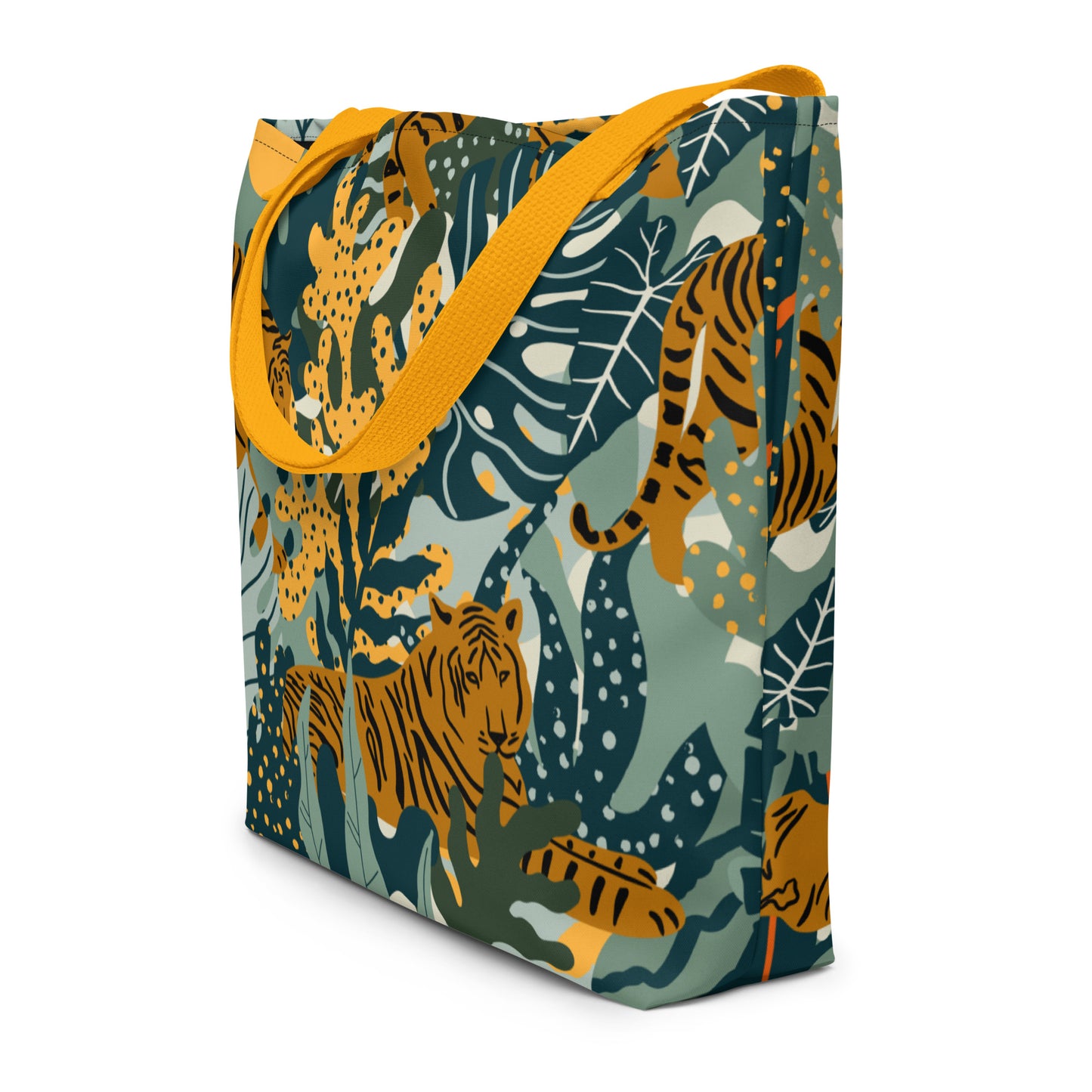 Jungle Print Large Tote Bag