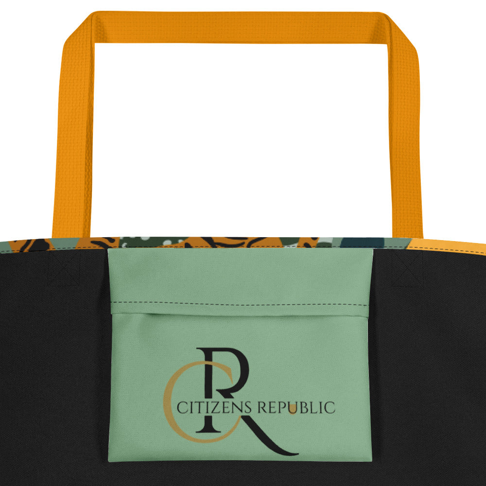 Jungle Print Large Tote Bag