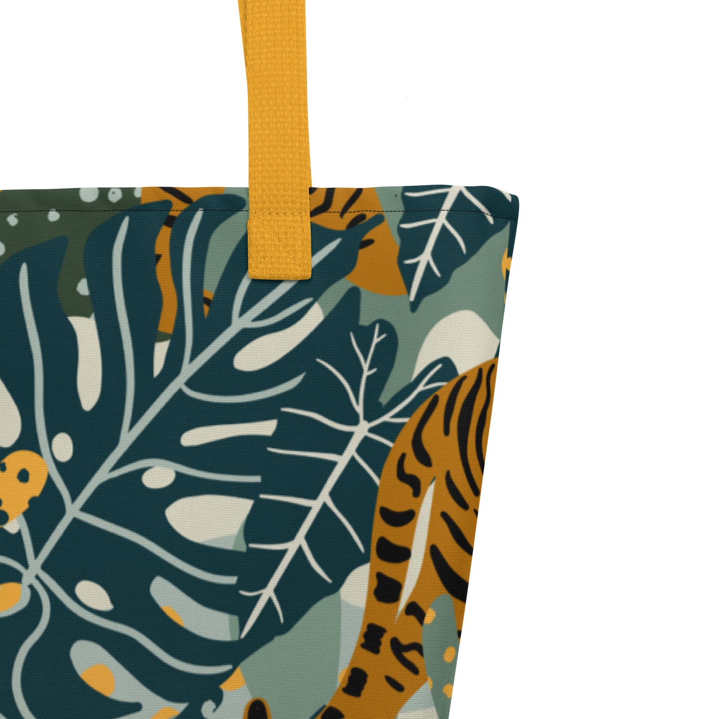 Jungle Print Large Tote Bag