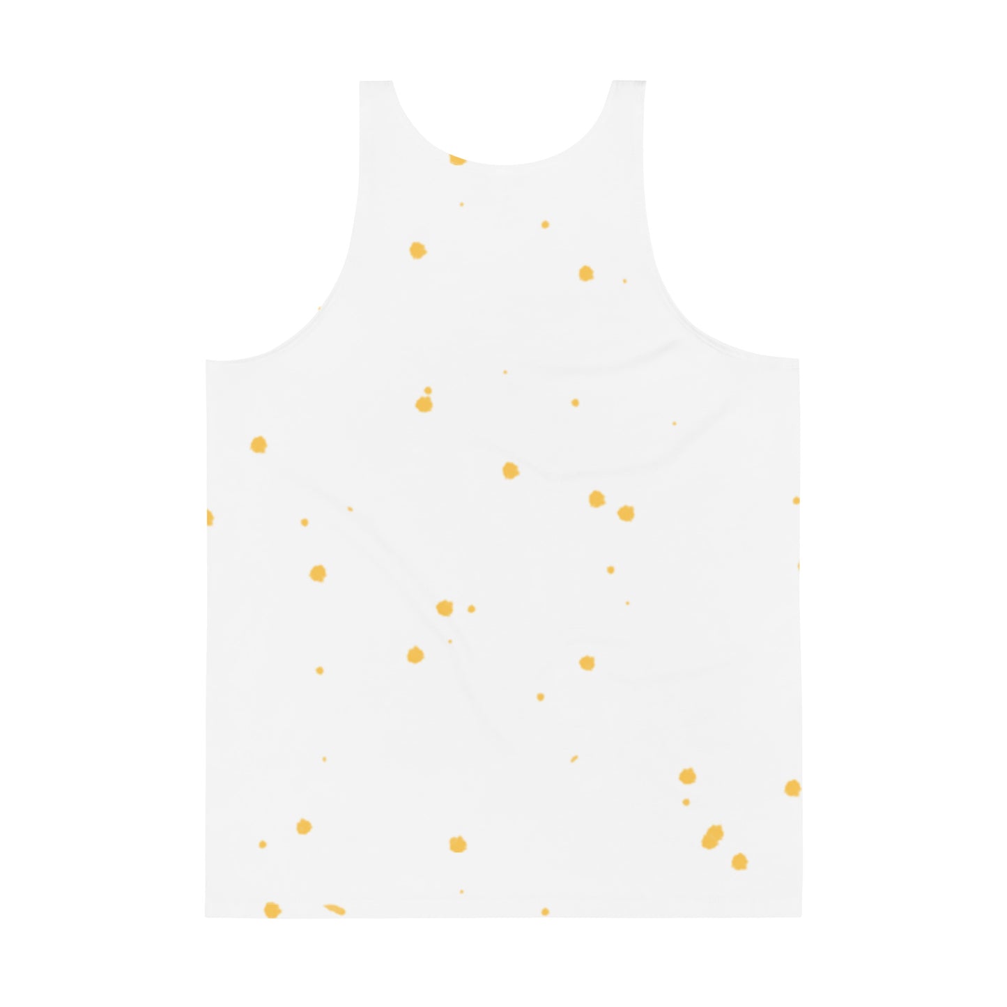 Spotted Print White Tank
