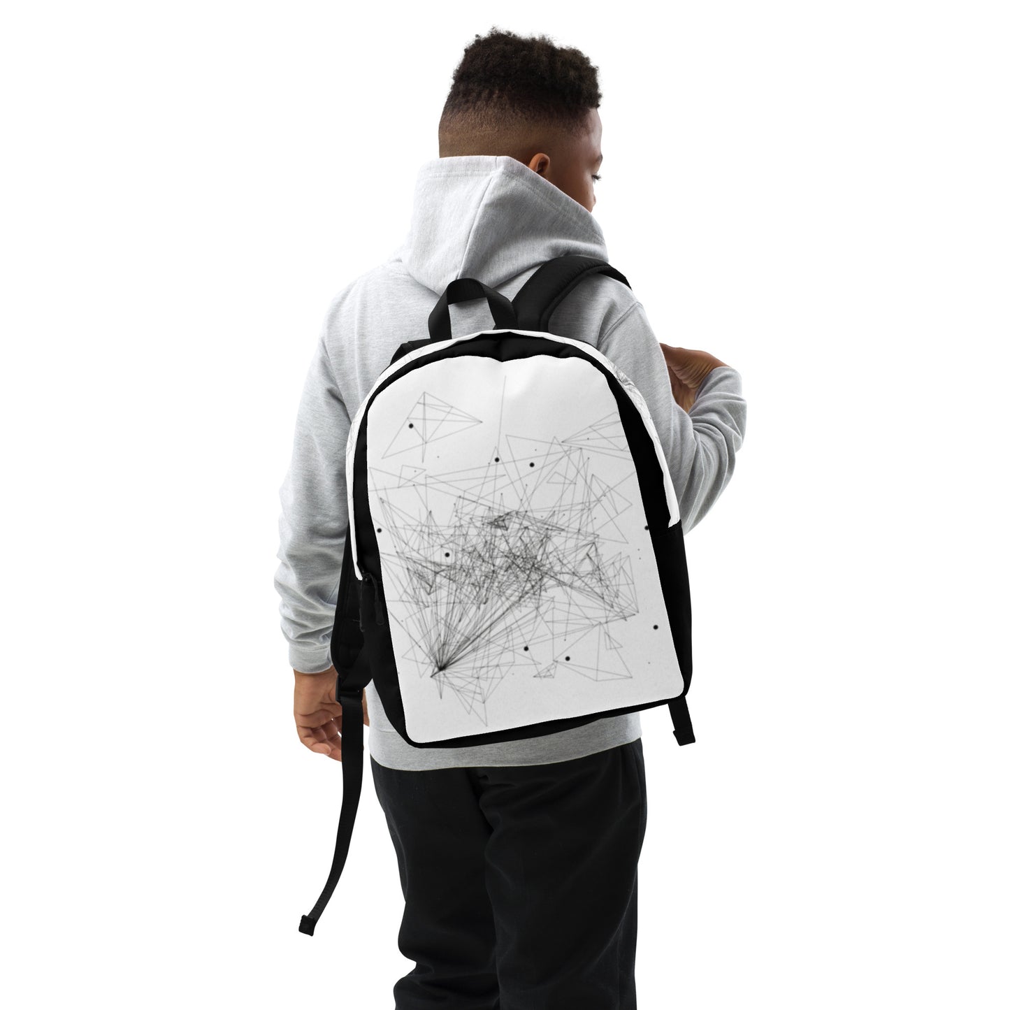 Abstract Lines Minimalist Backpack