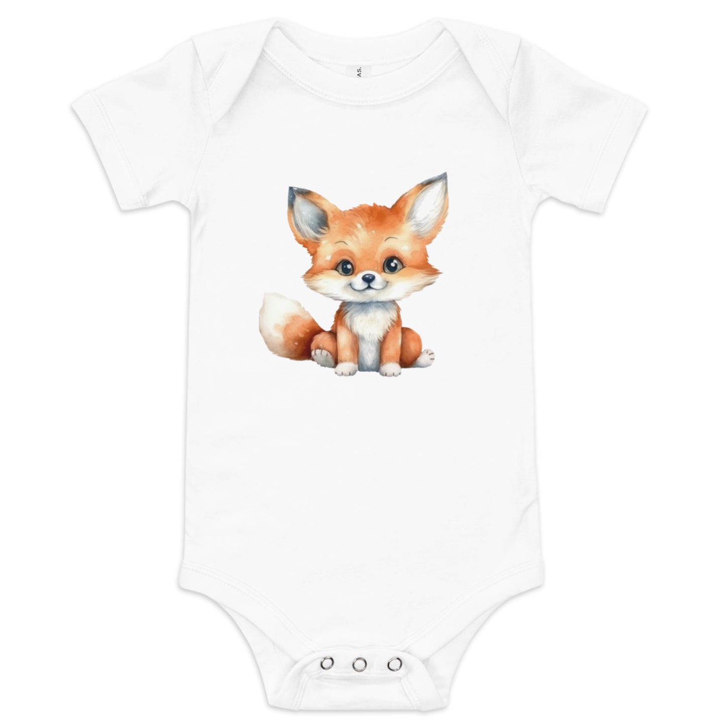 Baby Fox short sleeve onesie 3M-24M