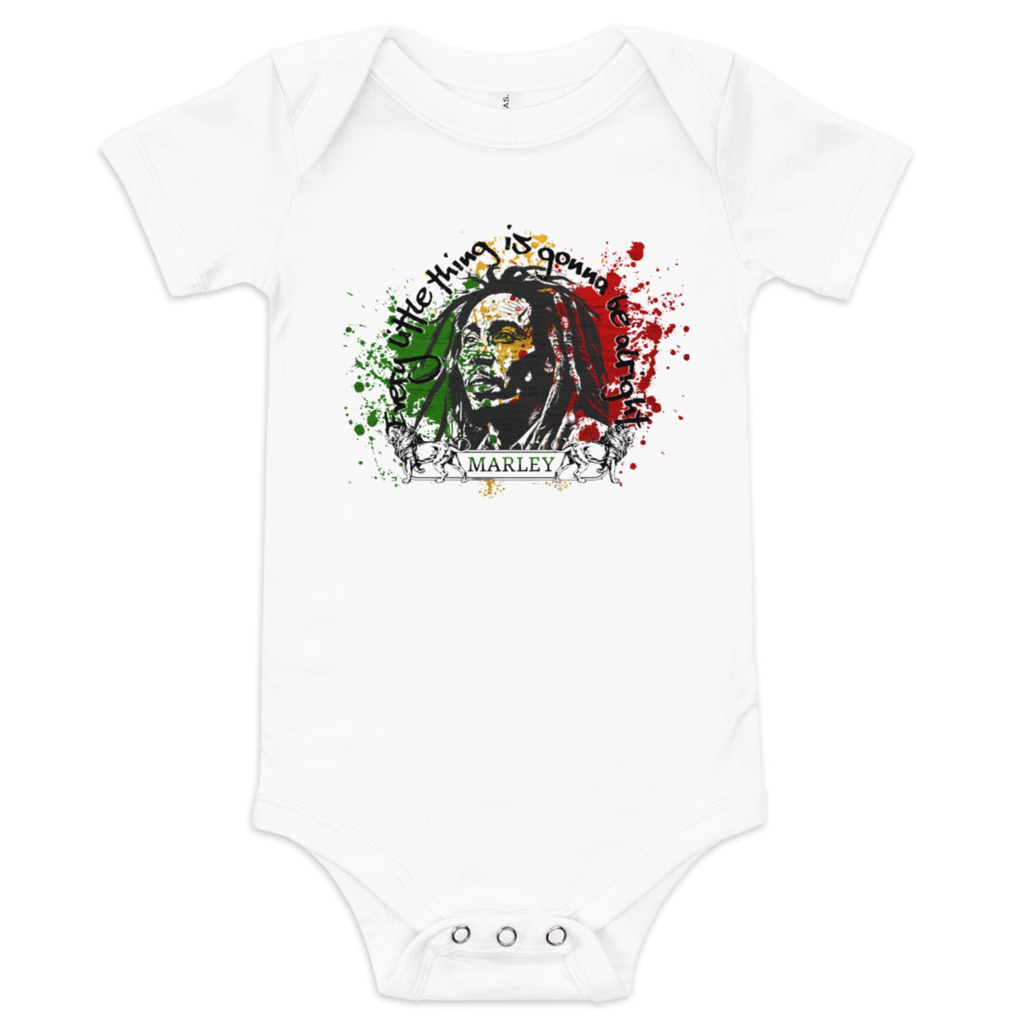 Marley Light Short Sleeve Onesie 3M-24M