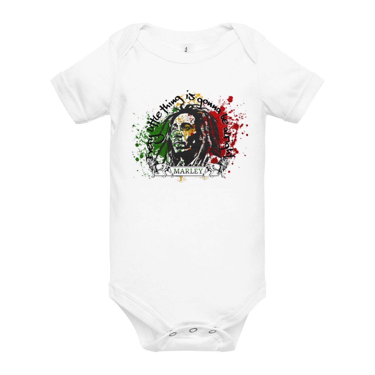 Marley Light Short Sleeve Onesie 3M-24M