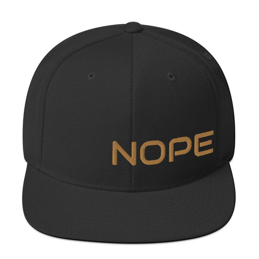 NOPE Snapback Hat