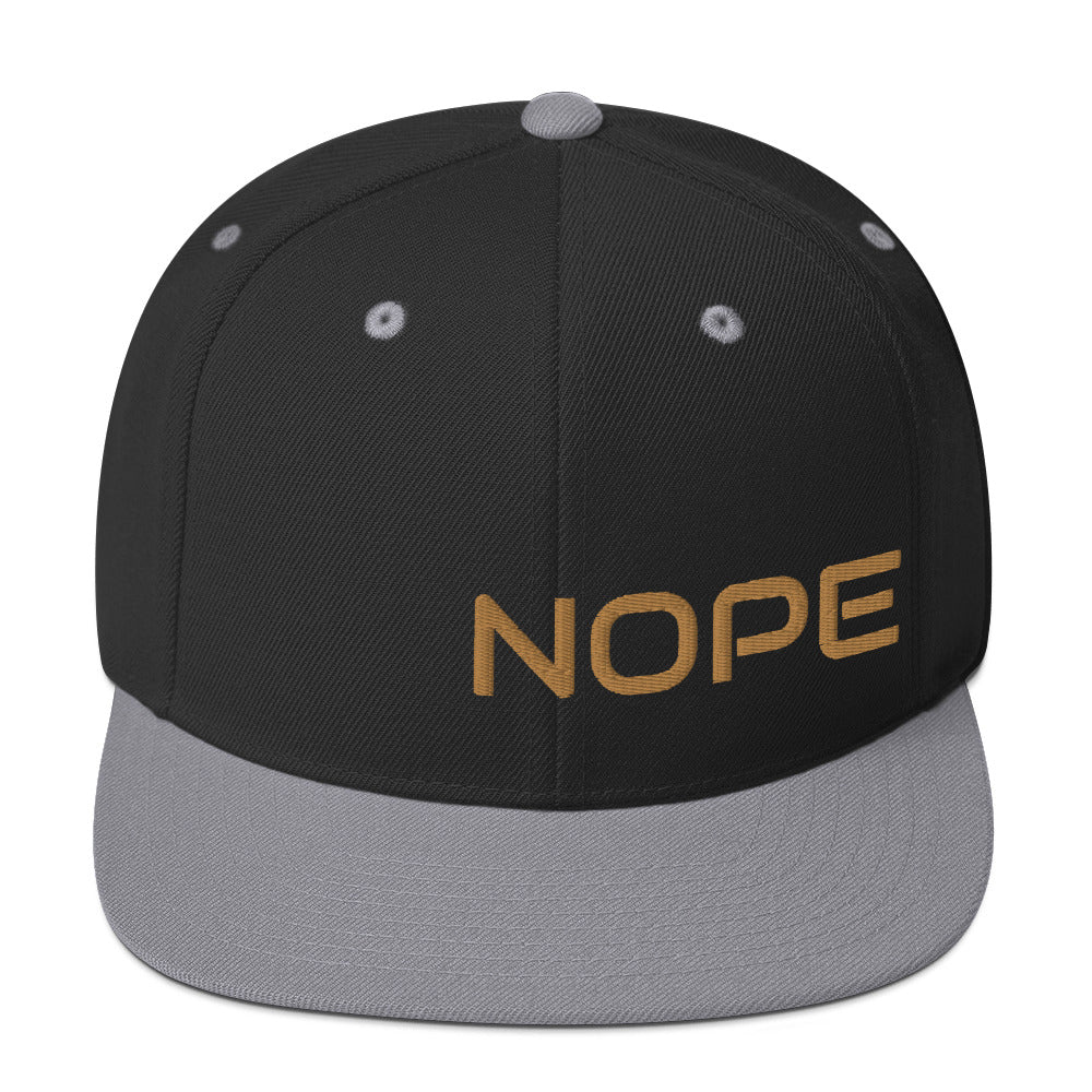 NOPE Snapback Hat