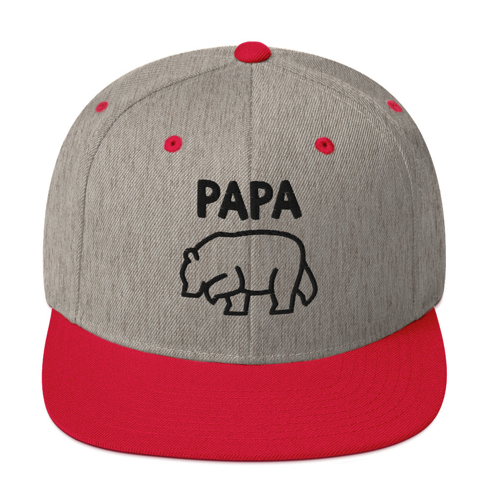 Papa Bear Snapback Hat