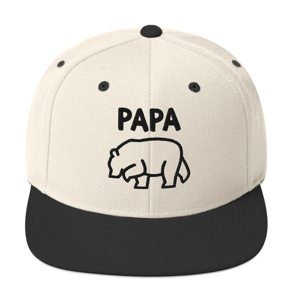 Papa Bear Snapback Hat