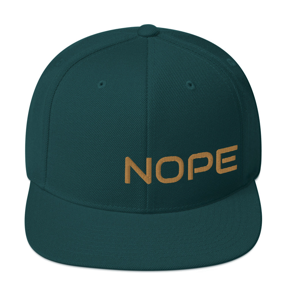 NOPE Snapback Hat