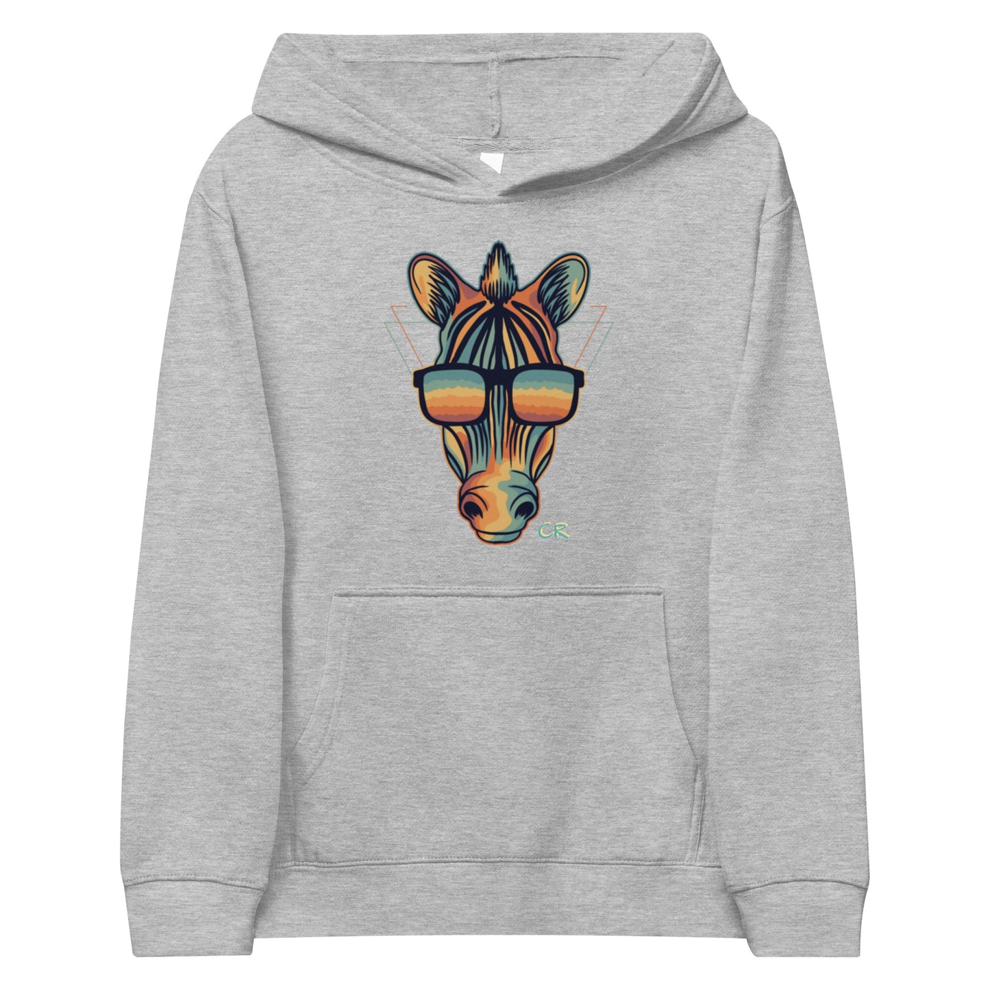 Zebra Fleece Graphic Hoodie