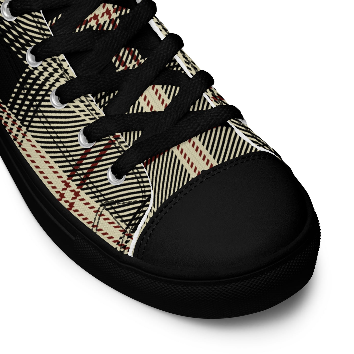 Men’s G Plaid Canvas High Tops